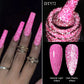 MEET ACROSS 7ml Reflective Glitter Gel Nail Polish Pink Green Purple Sparkling Soak Off UV Gel Polish for Manicure DIY Nail Art