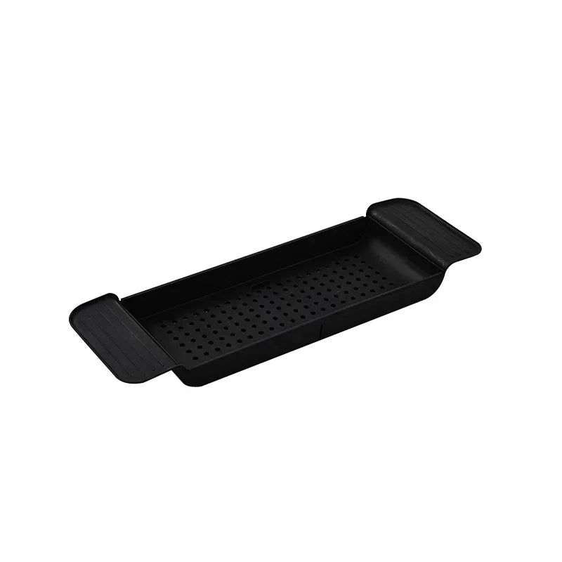 Bathtub Shelf Extendable Bathroom Bathtub Tray Shower Caddy Bamboo Bath Tub Rack Towel Book Holder Storage Organizer Accessories