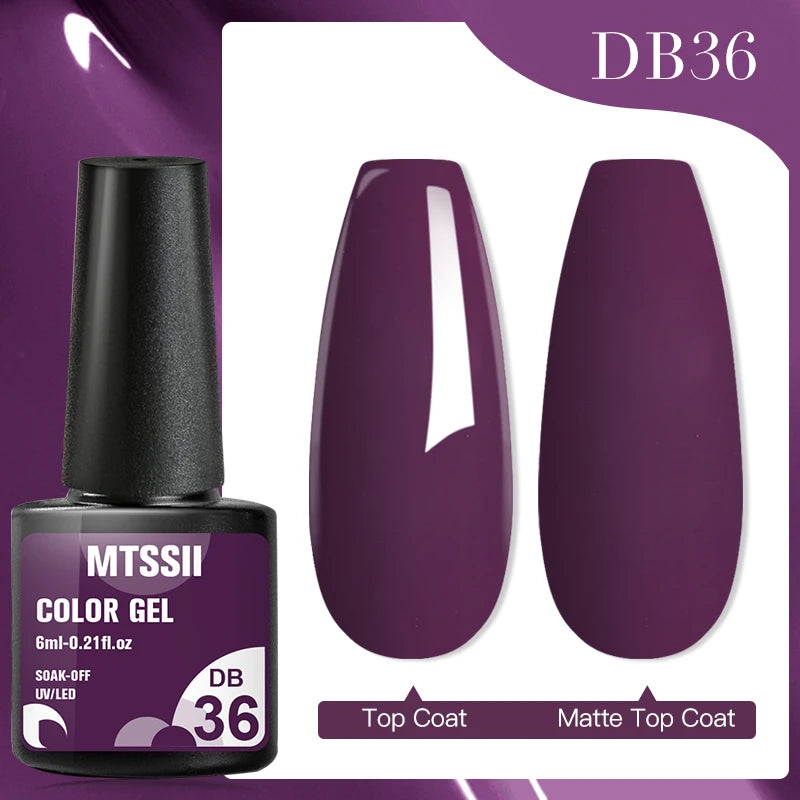 Mtssii 7ml Reflective Glitter Thermal Gel Nail Polish Color Changing Gel Semi-permanent Nail Art Varnishes Soak Off UV LED Gel