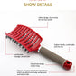 Fluffy High Skull Top Rib Comb Girl Blow Hair Curl Styling Artifact Meridian Massage Air Cushion Comb Home Comb