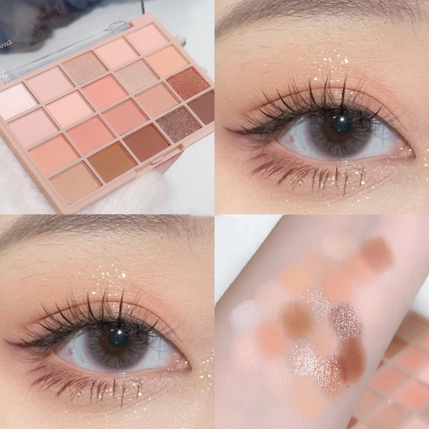 20 color Korean Low Saturation Eyeshadow Tray Matte Waterproof Brown Pink Long-lasting Makeup Daily Makeup New