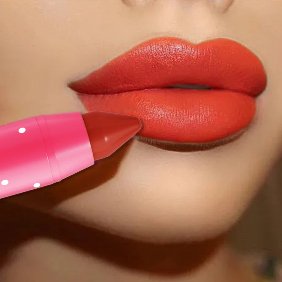 15 colors 1pc matte lipstick pen waterproof lip stain tint korean makeup lip cosmetic nude lipstick pen for women gift lip liner