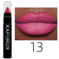 15 Colors Nude Velet Matte Lipstick Pencil Waterproof Long Lasting Red Brown Pink Lip Liner Pen Non-Stick Cup Makeup Lip Tint Pe