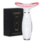 3 in 1 EMS Neck Facial Beauty Device with Thermal Neck Lifting Vibration LED Facial Massager Double Chin Remover Skin Care Tool