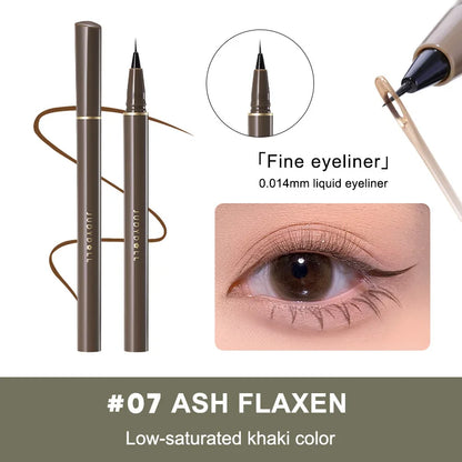 Judydoll Precision Liquid Eyeliner Pen, Ultra-Fine Tip, Waterproof, Smudge-Proof, 24-Hour Long-Lasting, Perfect for Lash Line