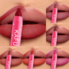 15 Colors Lipstick Pencil Waterproof Sexy Red Matte Contour Tint Lipstic Pen Long-lasting Lipliner Pen Non-stick Cup Lip Makeup
