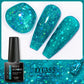 MEET ACROSS 7ml 140 Colors Glitter Gel Nail Polish Fluorescent Laser Semi Permanent Soak Off Nail Art UV Gel Varnish Manicure