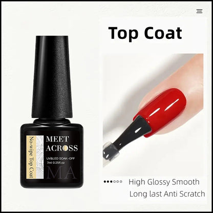 MEET ACROSS 7ml Golden Cat Magnetic Gel Nail Polish Dark Brown Red Green Christmas Nail Art Varnish Winter Autumn For Nails