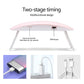 YIKOOLIN Mini Mouse Gel Nails 6W Polish Drying Lamp Portable 6 LED UV Manicure Lamp Home  USB Nail Phototherapy Machine