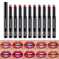 LANGMANNI 10 colors slant mouth pearlescent swivel slant mouth design lipstick single pack lipstick lasting color lip gloss
