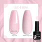 LILYCUTE 7ML Eggshell Gel Nail Polish White Black Material Semi Permanent Autumn Varnish With Any Color Gel Soak Off UV Manicure