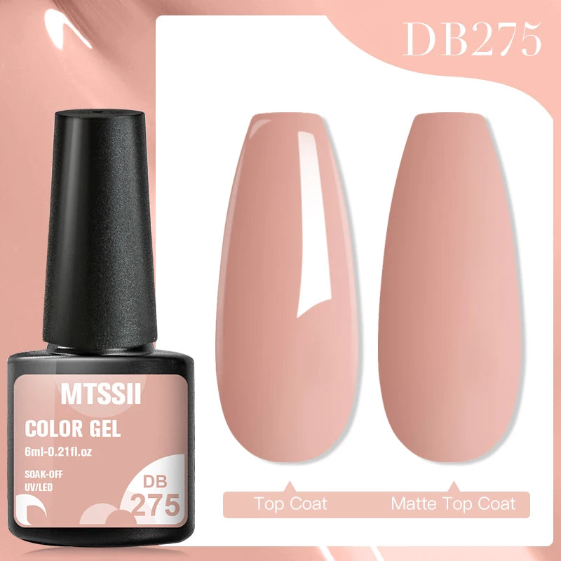Mtssii 7ML Colorful Reflective Gel Nail Polish Glitter Sparkling Flash Glitter Gel Polish Semi Permanent Varnish Soak Off Nails
