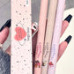Light sweet and soft fog lipliner outlines the lip shape, lasting, not easy to fade, not take off makeup, nude pink lip liner