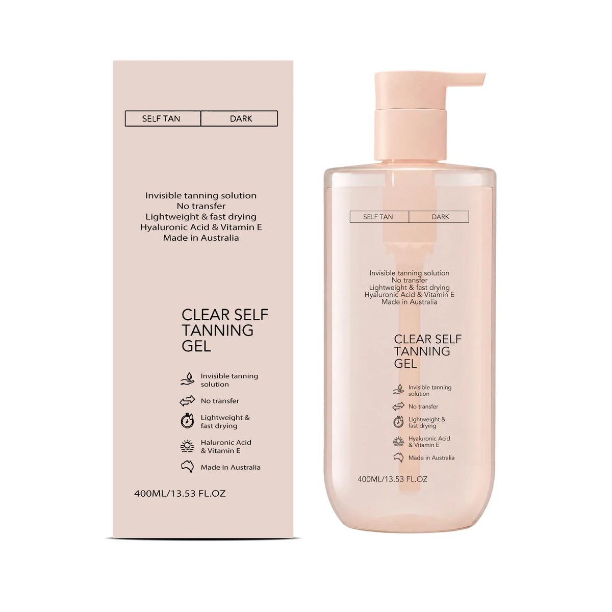 Self Tanning Gel Bronzer Natural Glow Bronze Wheat Skin Hydrating Firming Lightweight Non Sticky Body Face Summer Care