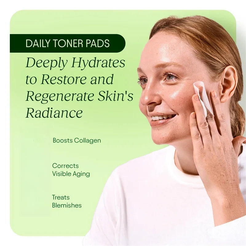 Korean NAD+ Anti-Aging Cream & 100pcs Polishing Cotton Pads Skin Rejuvenation Cell Renewal Enhance Skin Elasticity Daily Care