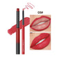QIBEST 12 Colors Lip Makeup Nude Lipstick Pencil Waterproof Long Lasting Sexy Red Lip Stick Matte Lip Liner Pen Lipstick