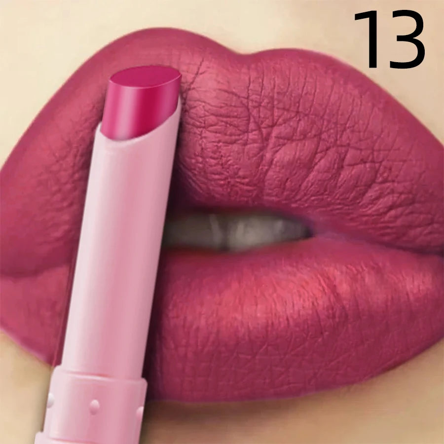 15 Color Cigarette Velvet Matte Waterproof Lipstick Long-lasting Lip Gloss Lip Makeup  Red Brown Pink Lip Liner Pen  Lip Tint
