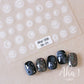 Rose Flower Nail Stickers White Black Silk Ribbon Nail Decal Slider for DIY Nail Decoration 3D Aha Series Manicure Accessories