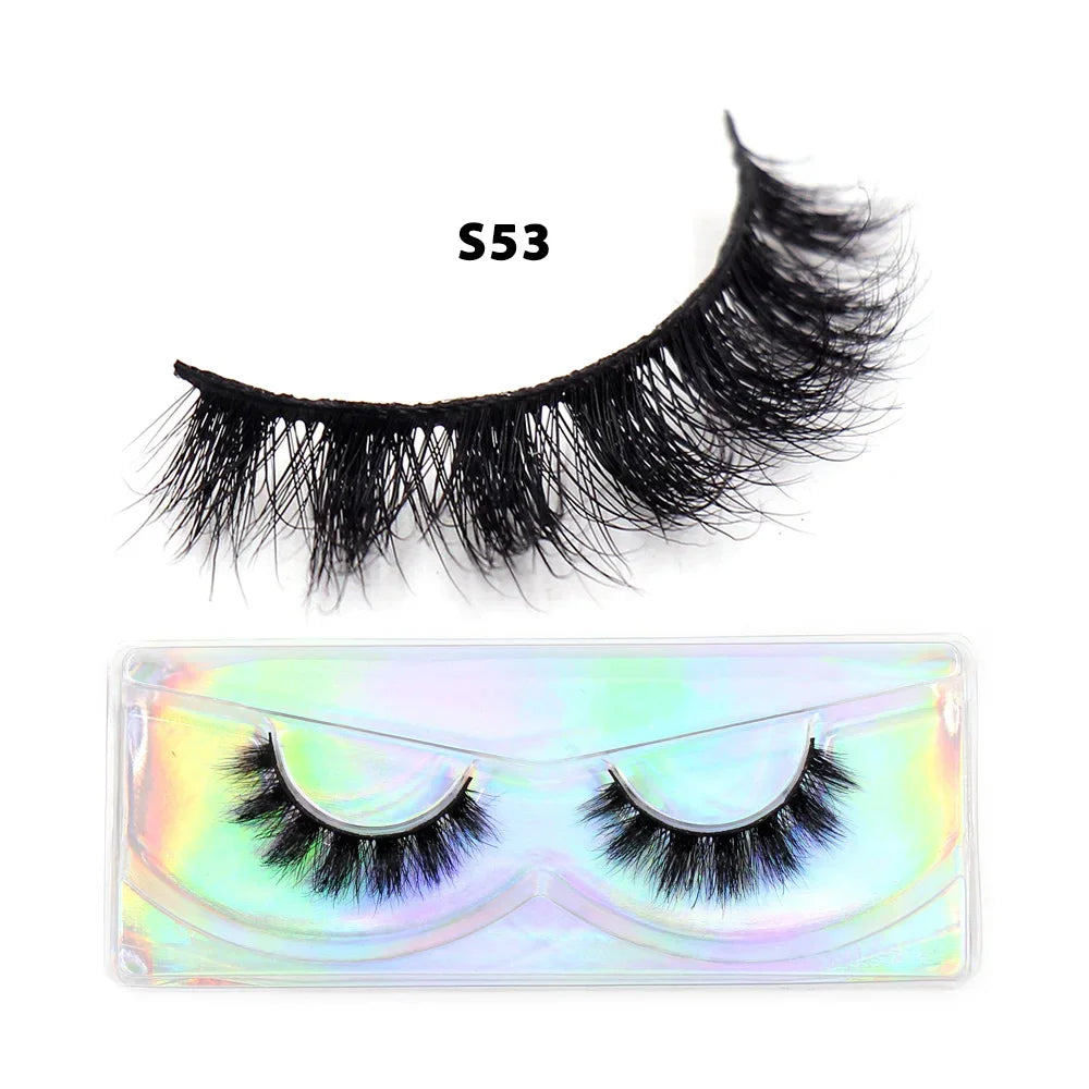 Half Eey Lashes Soft Mink Lashes Reusable Foxy Eyes False Eyelashes Natural Fluffy Makeup Tools Extension Fake Lashes Maquiagem