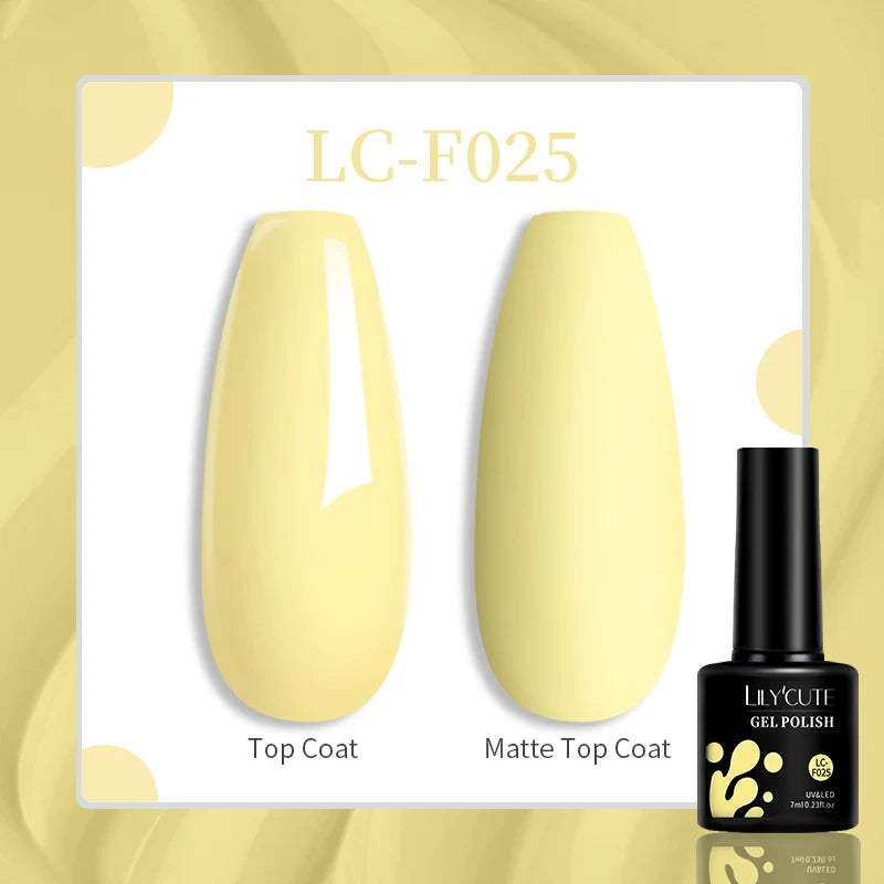 LILYCUTE 7ML Eggshell Gel Nail Polish White Black Material Semi Permanent Autumn Varnish With Any Color Gel Soak Off UV Manicure