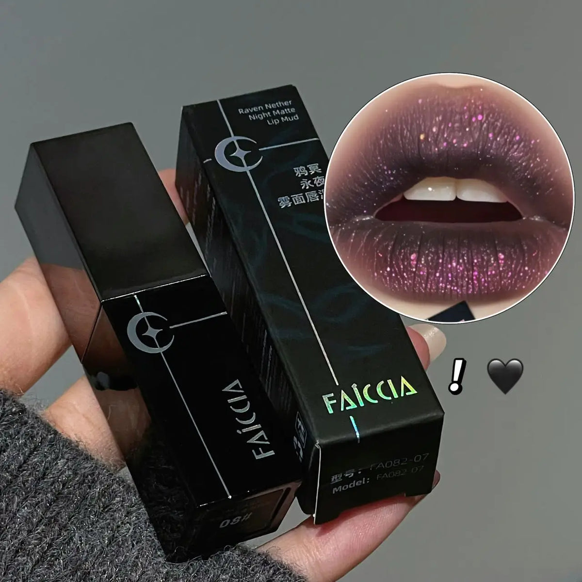 Punk Blue Green Matte Lipgloss Gothic Black Lipstick Waterproof Dark Red Liquid Lipstick Halloween Makeup Non-stick Cup Lip Tint