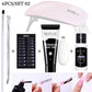 LILYCUTE Nail Gel Set 6W LED Lamp Full Manicure Set Vernis Semi Permanent Quick Extension Nail Kit Gel Set For Nails Tool Kit