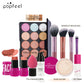 POPFEEL All In One Makeup Kit Eyeshadow Powder Lipgloss Lipoil,Valentine's Day Gift for Girls Women