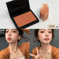 Monochrome Matte Blusher Palette Soft Silky Cheek Natural Facial Rouge Plate Lasting Nude Low Saturation Powder Blusher Disk
