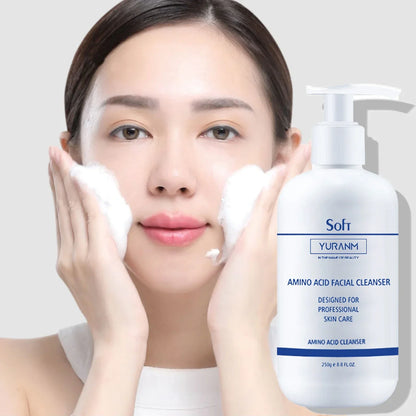 250g Face Wash Amino Acid Cleansing Moisturizing Facial Cleaner Oil Control Pore Shrinking Deep Clean Whitening Skin Care