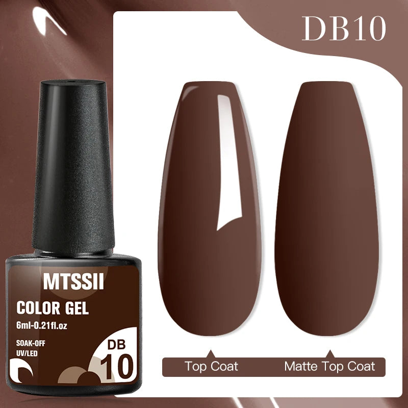 7ML Jelly Gel Nail Polish Black Crystal Translucent Dull Color Nail Art Gel Semi Permanent Varnish Soak Off UV LED Gel Polish
