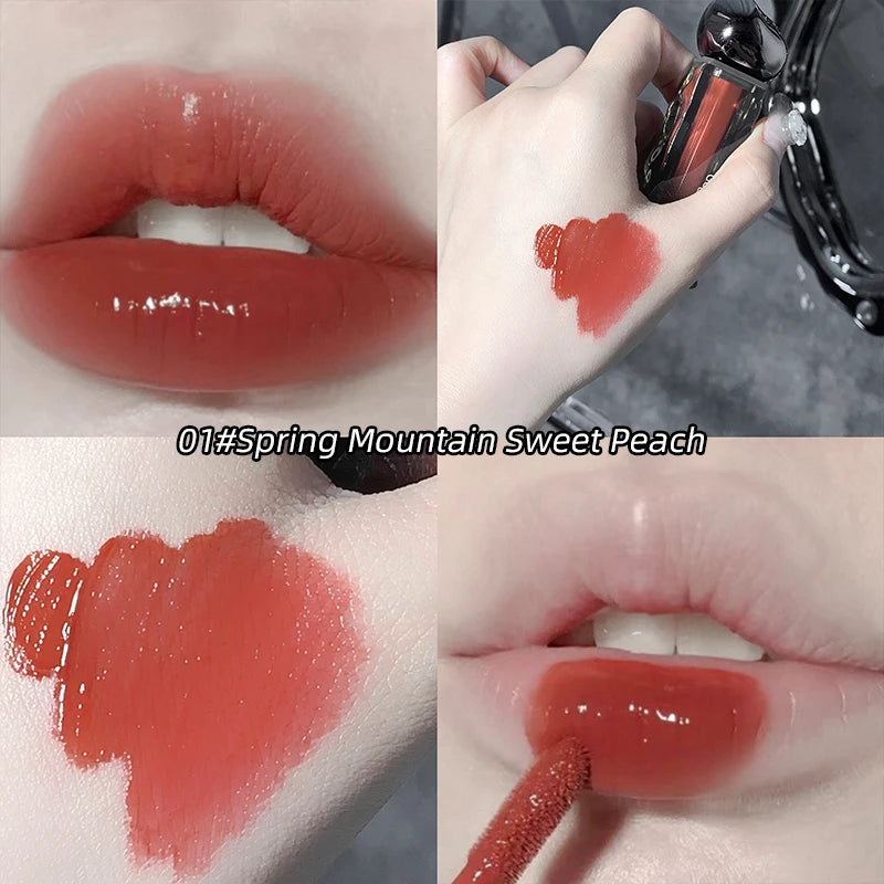 Gege bear Glacier Moisturizing Lip Gloss is moisturizing, lightweight, easy to color, mirror finish lip gloss
