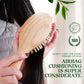 BOOMSLIFE Soft Boar Bristle Hair Brush Women Custom Scalp Massage Detangle HairbrushOak Wood Comb for Hair  Barber Accessories