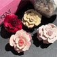 New French Three-dimensional Camellia Hair Claw Acetate Elegant Flower Crab Hair Clips Hair Accessories Headdress for Women Girl