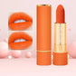 Orange Waterproof Long-Lasting Matte Lipstick – Velvet Lip Tint, Resistant, Moisturizing Cosmetic Lip Makeup for Women