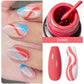 MEET ACROSS 5ml Sliver Metallic Liner Gel Nail Polish Super Bright Mirror Effect Painting Drawing Line Graffiti Stripe Nail Art