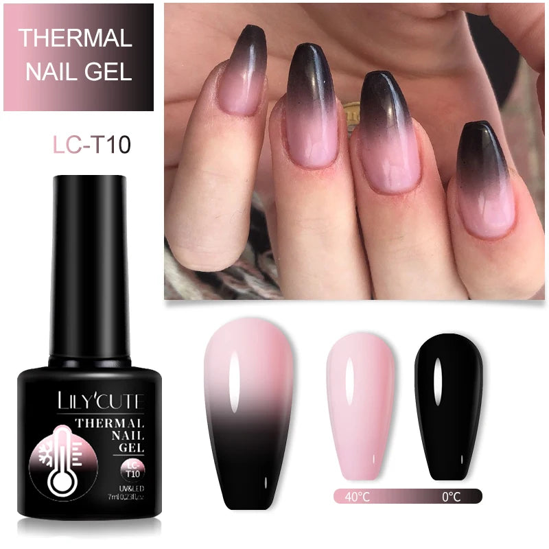 LILYCUTE 5ML Metallic Painting Liner Gel Nail Polish Super Bright Gold Silver Mirror Drawing Gel Semi Permanent Line French Nail