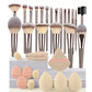 Professional 3-20PCS Makeup Brushes Set Soft Fluffy Foundation Eyeshadow Concealer Blending Blush Brush Kabuki Women Beauty Tool