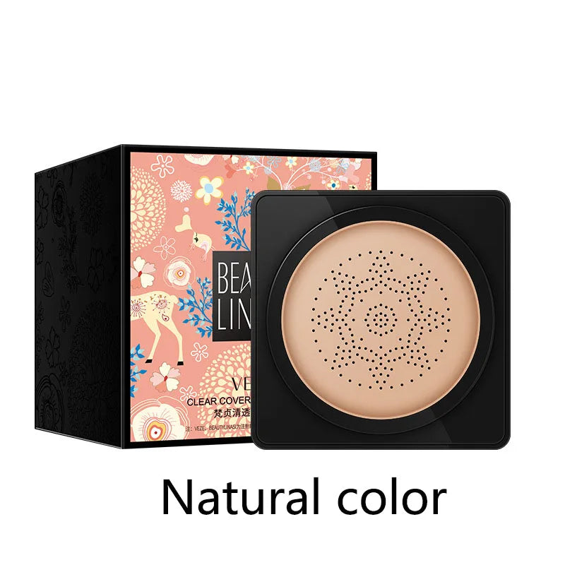Air Cushion CC Cream Mushroom Head Foundation Moisturizing Long Lasting Face Comestics Natural Brighten Face Base Tone Make Up