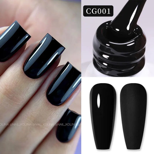 BORN PRETTY Black White Colors Gel Nail Polish 10ml Soak Off UV LED Gel Nail Art DIY Design Semi Permanent Varnishes Manciure