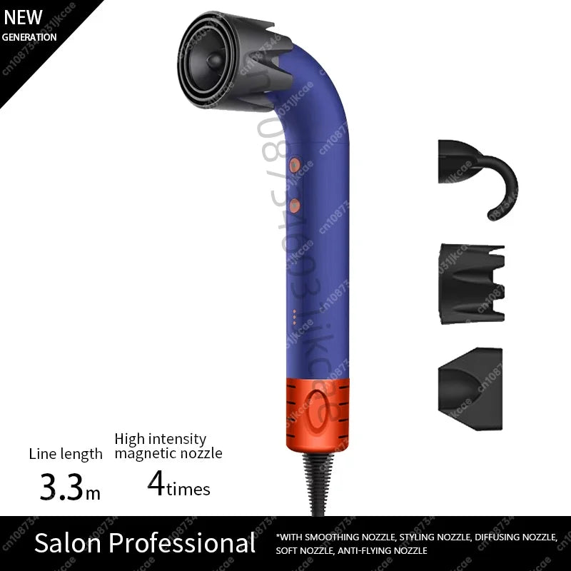 200 Million Anion Blow Dryer Professinal Leafless Hair Dryer Negative Lon Hair Care Quick Home Powerful Hairdryer Constant HD18