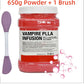 650g Chamomile Hyaluronic Acid Facial Moisturizing Mask Powder with Silicone Brush Increasing Skin Elasticity Rose Jelly Mask