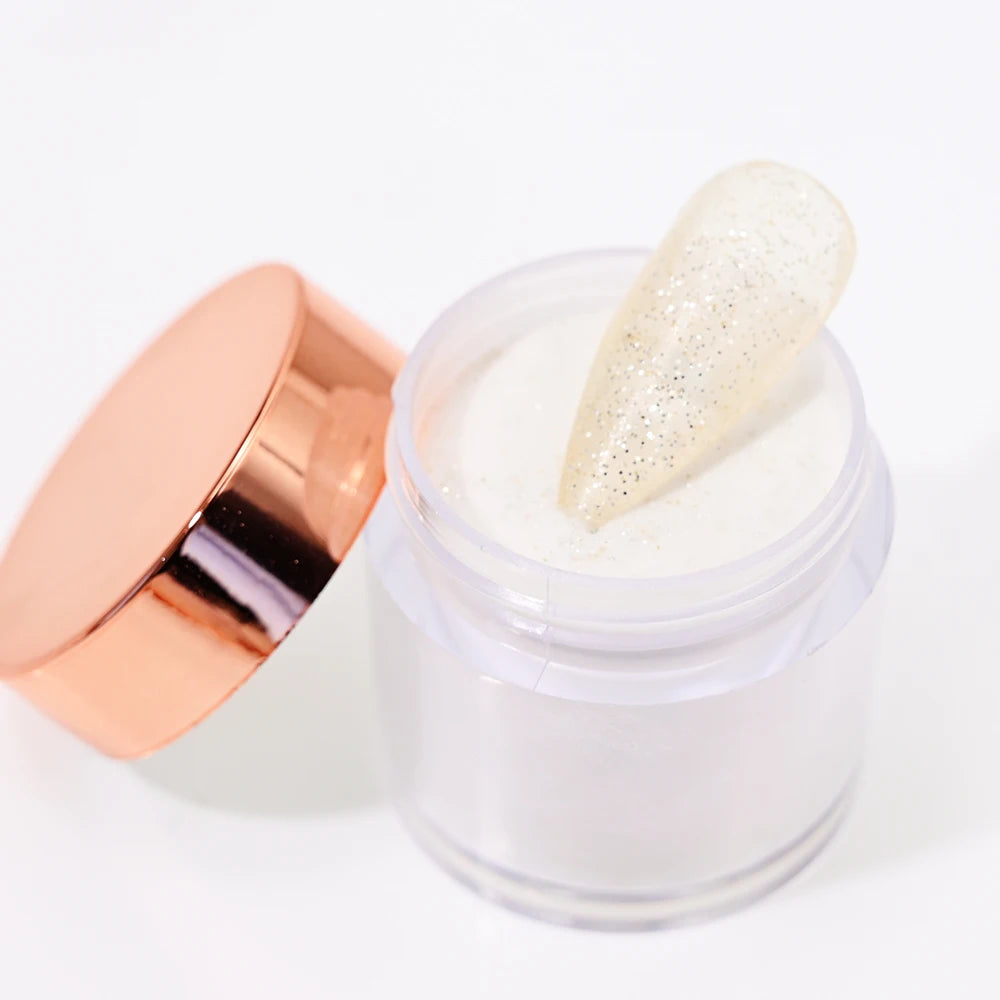 10g/bottle Professional Acrylic Powder Pink/White/Clear Nude Extension Crystal Powder DIY 3IN1 Manicure Polymer Builder Powder