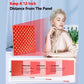 45W LED Red Light Therapy Panel Lamp for Facial Anti Aging Skin Care Beauty 225 LED Light Body Pain Relief Physical Therapy