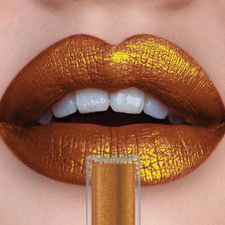 14 Colors Bold Intense Glitter Shiny Metallic Lip Glaze High Pigment Lip Tint Korean Makeup Long Lasting Lip Senior Cosmetics