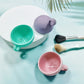 1pc Quick Clean Makeup Brush Cleaner Silicone Scrubber Box Beauty Egg Powder Puff Non-slip Deep Cleaning Bowl Clean Mat Tools