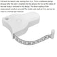 Automatic Telescopic Tape Measure Body Measuring Tape Sewing Ruler Tools Centimeter Tapes For Body Meter Measure White Tools