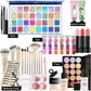 POPFEEL All-in-One Makeup Kit Gift Set with Eyeshadow Palette Foundation Lip Gloss Blush Brushes Eyeliner and More Beauty Gifts