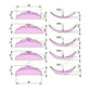 5 Pairs Self-Adhesive Lash Lift Pads Soft Silicone Eyelash Perm Rods Shield Lifting 3D Lashes Curler Accessories Makeup Tools