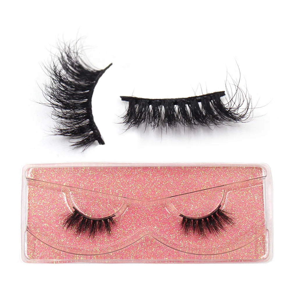Half Eey Lashes Soft Mink Lashes Reusable Foxy Eyes False Eyelashes Natural Fluffy Makeup Tools Extension Fake Lashes Maquiagem