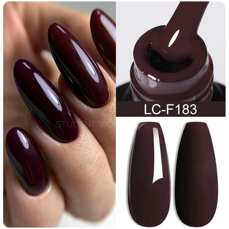 LILYCUTE 7ML Auroras Glitter Thermal Gel Nail Polish Temperature Color Changing Semi Permanent Soak Off Nail Art UV Gel Varnish